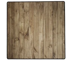 Très Grand Tapis cartes 93 x 93 cm décor bois