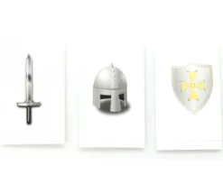 Tuile carton Casque jeton 24 x 40 mm