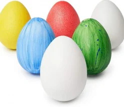 Œuf plastique blanc - oeuf à décorer 6.4 cm