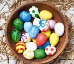 Œuf plastique blanc - oeuf à décorer 6.4 cm