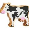 Vache en bois 120 x 95 x 25 mm