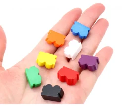 Wagon train 18x12x8 mm pion de jeux en bois à l'unité