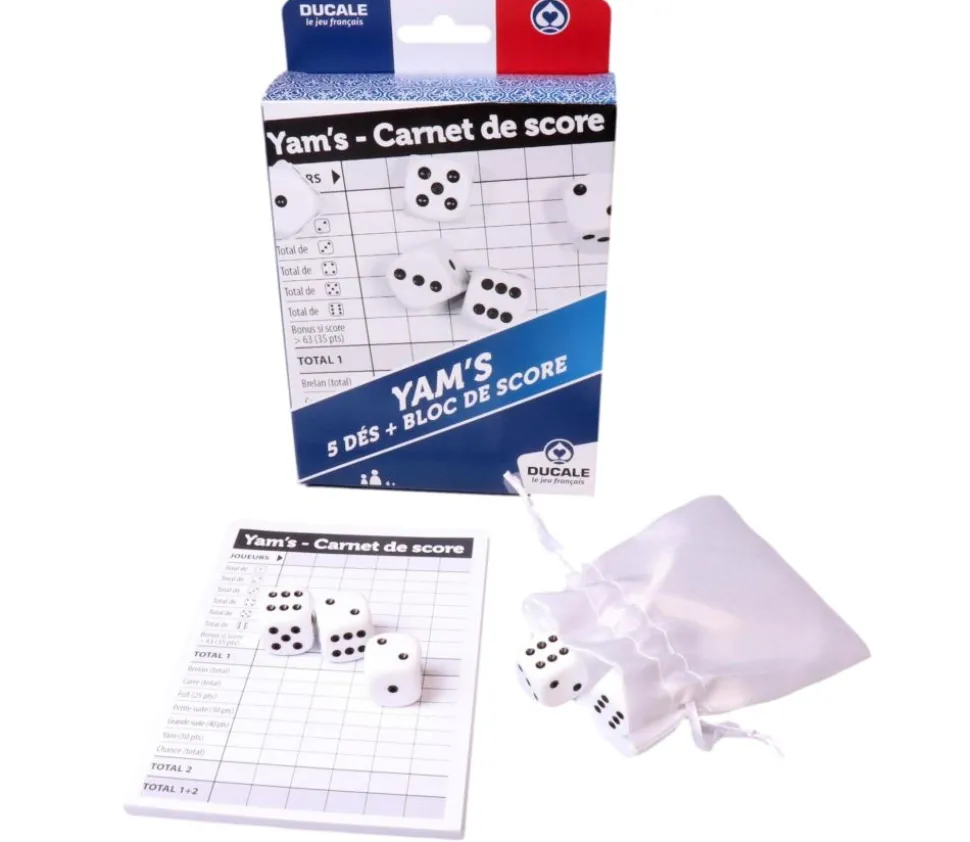 Yam's 5 dés + 1 bloc de score